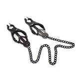 Japanese Clover Clamps With Chain - - Nipple and Clit Clamps